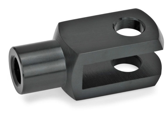 Gaffellänk i eloxerad aluminium