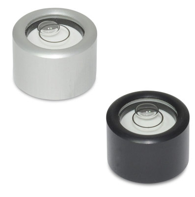 Runt vattenpass i eloxerad aluminium
