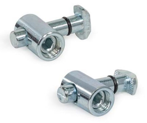 Asymmetrisk hurtigkobling til aluminiumsprofil