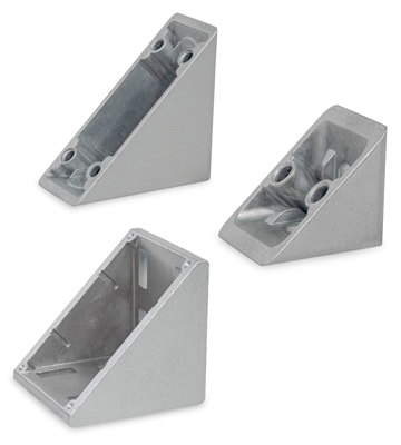 Vinkelbeslag av aluminium