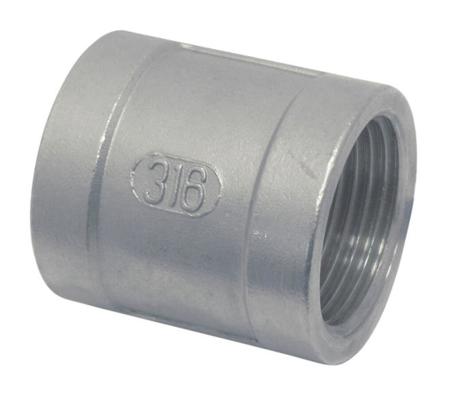 Rett kobling WN8625 A4 av rustfritt, syrefast stål
