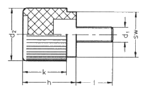 Ritning Letterskruv WN61
