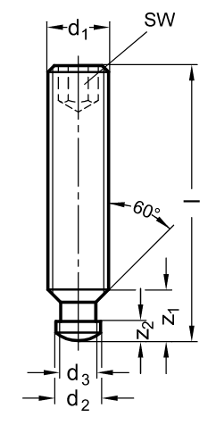 Tryckskruv DIN6332 DIN 6332