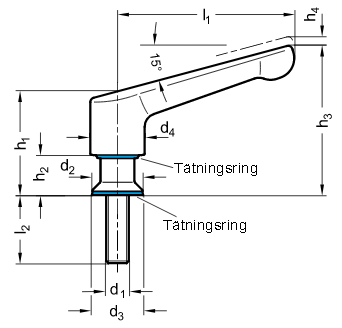 Ritning, GN305 tapp