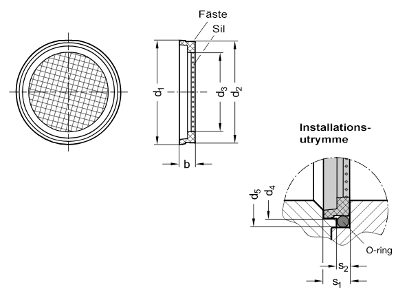 Rostfri sil